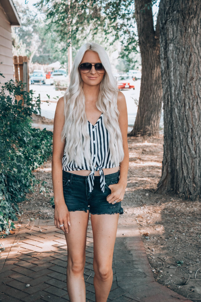Striped Cami Top - Must Heart Style